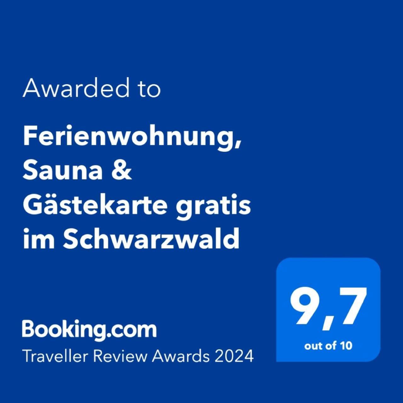 Ferienwohnung, Sauna & Gaestekarte Gratis Im Schwarzwald 바이에르스브론 외부 사진